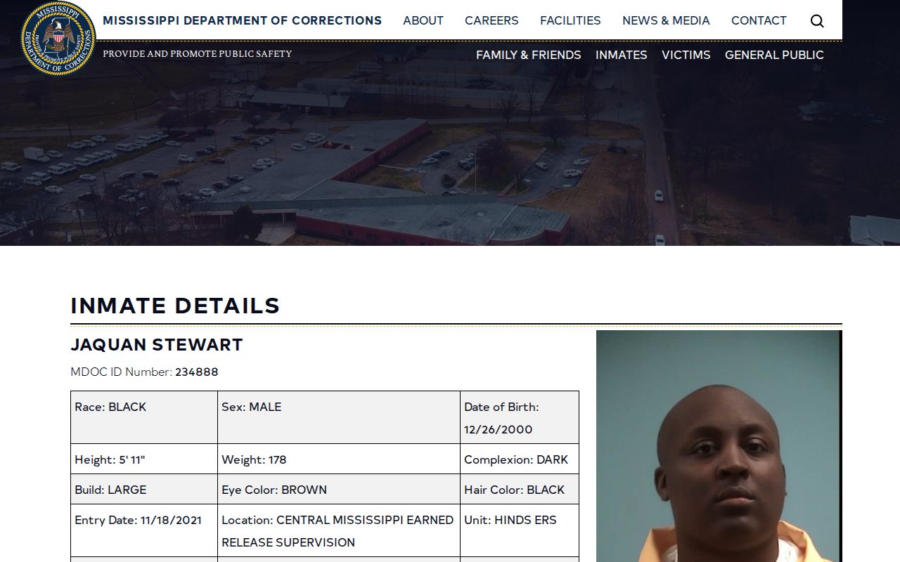 Hancock County projected release date and earned release supervision record